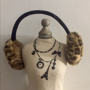 Authentic Kate Spade Leopard  Earmuffs